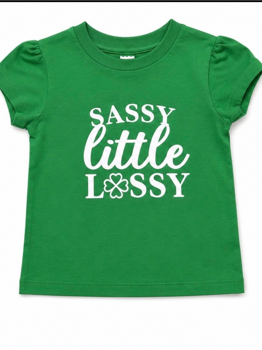 Sassy Little Lassy Green Girls' Tee